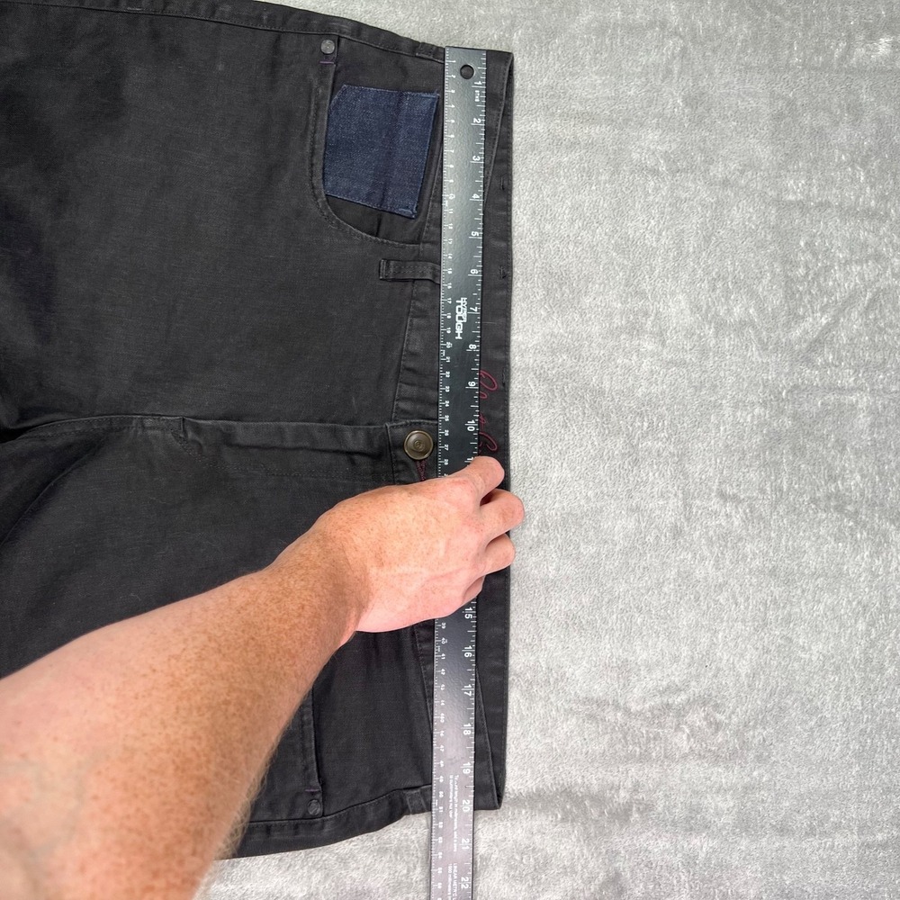 Robert Graham Classic‎ Yates Jeans Mens 38x36 Black Dark Denim Straight Casual - Picture 12 of 16